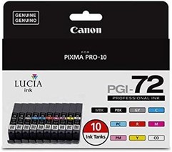 Canon Pgi-72 Ten-Pack Of Ink Tanks - £136.12 GBP