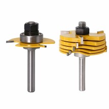 Yakamoz 1/4 Inch Shank 3-Wing Adjustable Slot Cutter Router Bit Set With - $35.95