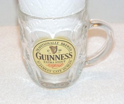 Vintage Guinness Iris St James Extra Stout Thumb Print Empty Beer Glass Mug -G19 - £15.73 GBP