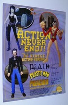 Dc Direct Action Figures Poster:Plastic MAN/DEATH/PREACHER - £31.97 GBP