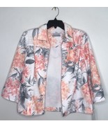 Alfred Dunner  (Size 16) Floral Print Lined Jacket NWOT $74 Rose Hill - $56.46
