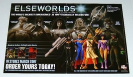 DC Comics Direct Elseworlds action figure poster: Supergirl/Aquaman/Batg... - $40.00