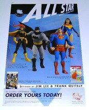 Jim Lee All Star Action Figure Doll POSTER:BATMAN/SUPERMAN - £31.32 GBP