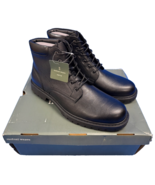 Mutual Weave Men’s Black Lace‑Up Boots Size 10 Memory Foam New in Box - $49.49