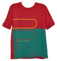 Fila Men’s Red Green Logo Design Cotton T- Shirt Size XL - £28.38 GBP