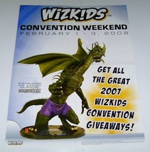 Wizkids Fin Fang Foom Marvel Comic Heroclix Toy Promo Poster - £31.46 GBP