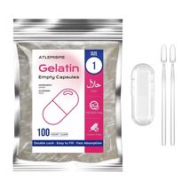 ATLEMISME Empty Gelatin Capsules Size 1 1000 Count with 2 Micro Lab Spoons - €8,52 ATLEMISME Empty Gelatin Capsules Size 1 1000 Count with 2 Micro Lab Spoons - €8,52 EUR
