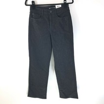 INC Denim Womens Jeans Rhinestones Straight Leg High Rise Black Size 2/26 - £19.24 GBP