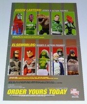 Green Lantern Action Figures POSTER:BATMAN/SUPERMAN/SPECTRE/ - £31.38 GBP