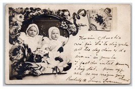 RPPC Adorabile Bambini Detto Tema Rudolf &amp; Lunea Swensen Cartolina L17 - £3.16 GBP