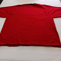 Deziak Crewneck Men’s Red & Blue Cotton T-Shirt Short Sleeve Size 3X image 2