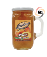 6x Mugs Blackburn&#39;s Peach Flavor Preserves Fat Free Mugs | 18oz | Easy T... - €33,75 EUR