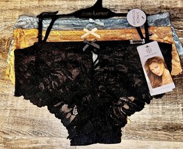 Daisy Fuentes ~ Women&#39;s Boyshort Underwear Panties 3-Pair Nylon All Lace ~ XL - £13.86 GBP