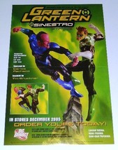 GREEN LANTERN SINESTRO DC COMICS DIRECT STATUE PROMO POSTER - $40.00