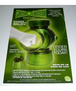 Green Lantern Abin Sur DC Comics Direct power battery replica promo poster 1:JLA - £31.60 GBP