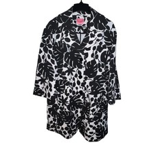 Kate Spade New York Women&#39;s Cream/Black Monstera Grove Trench Coat Women... - $78.32