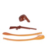 Vtg Playmobil Fur Trapper Figure Coonskin Hat Rifle Oars For Boat Pieces - $186.21 MXN