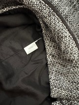 Ann Taylor Loft Women’s Classic A-Line Black & Gray Bottom Pleated Skirt Size 0 image 4