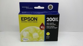 New Genuine Epson 200XL Yellow Ink Cartridge, T200XL420 Date Feb 2015 - $12.99