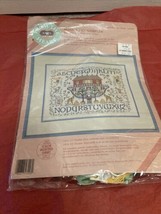 Noah's Ark Stamped Cross Stitch Kit From the Heart Vintage 1988 - $13.75