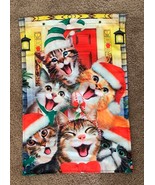 Holiday Garden Flag 12 x 19 In Your Choice Cats Snowman Vintage Truck Br... - £9.48 GBP