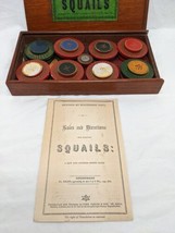 1864 Squails Board Game House Of Marbles John Jaques Of London - £700.87 GBP