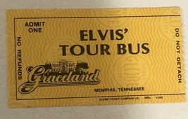 Elvis Presley Ticket Stub Elvis Tour Bus Graceland Memphis Vintage 1990s - $287.21 MXN