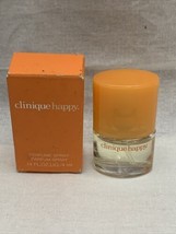 NIB Clinique Happy .14oz/4ml mini EDP Parfum Spray New Travel Fragrance KG JD - $11.88