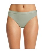 No Boundaries Women&#39;s Micro Rib Thong Panties Size SMALL Wild Sage New - €9,95 EUR