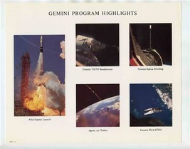 NASA Photo Gemini Program Highlights  - £8.68 GBP
