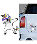 Dabbing Unicorn Sticker Dab Car SUV Window Bumper Laptop Art JDM Vinyl D... - €9,35 EUR