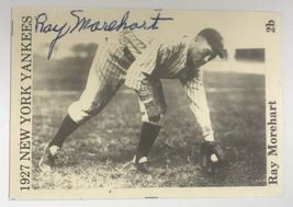 Ray Morehart Signed Autographed 1975 TCMA Baseball Card - 1927 New York Yankees - £79.00 GBP