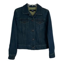 Gap Womens Jacket Size Small Blue Denim Long Sleeve Button up Pockets  - $29.05