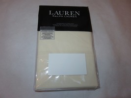 Ralph Lauren Sloane Percale standard pillowcases Ivory - $37.39