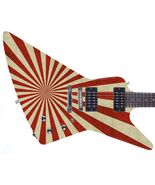 Guitar Skin Axe Wrap Re-skin 25" X 20" inch Flying V Explorer EMPIRE SUN... - $75.19