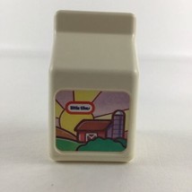 Little Tikes Vintage Pretend Play Food Milk Carton Kitchen Dairy Drink 8... - £13.16 GBP