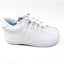 K-Swiss Classic Triple White Infant Baby Casual Sneakers Shoes 20100 - £22.26 GBP