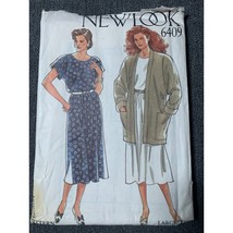 New Look Misses Dress Jacket Sewing Pattern sz 18-26 6409 - uncut - £8.56 GBP