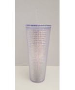 Starbucks China Iridescent Glitter Grid Jeweled Venti 24oz Tumbler NEW - £59.98 GBP