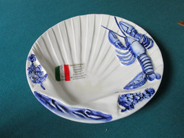 Italian Fantasy Lobster Plate Signed Made By Beffe Still With Sticker 10&quot; Rare - £97.31 GBP