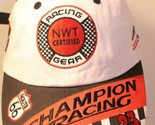 NWT Certified Racing Gear Hat Cap Champion Racing white - £9.48 GBP