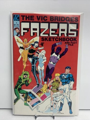 Fazers Sketchbook Vic Bridges #1 - 1986 AC Comics - $2.95