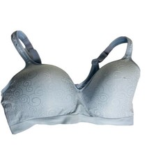 Bali Light Blue Bra 40D Wireless Adjustable Straps Back Closure - £10.12 GBP