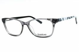 Bebe BB5163 001 Grey Crystal Eyeglasses New Authentic - $30.21