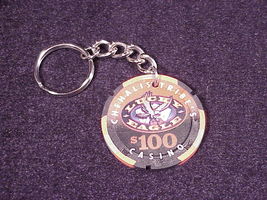 Chehalis Tribe Lucky Eagle Casino $100 Chip Ring Keychain - £5.46 GBP