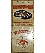 Lakeshore Stores Mack House Elm Drive Madison WIS, BUCKY BADGER Matchbook - £16.39 GBP