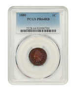 1880 1C PCGS PR64RB - £426.43 GBP