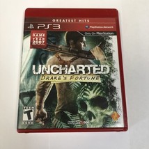 Uncharted: Drake&#39;s Fortune Sony PlayStation 3, 2007 PS3 Greatest Hits CIB - £6.75 GBP