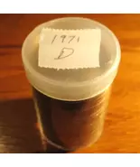 1971 D EISENHOWER 1 DOLLAR COINS ROLL OF 20 - $100.00