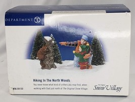 Department 56 Hiking In The North Woods Snow Village #56.55133 - £21.61 GBP